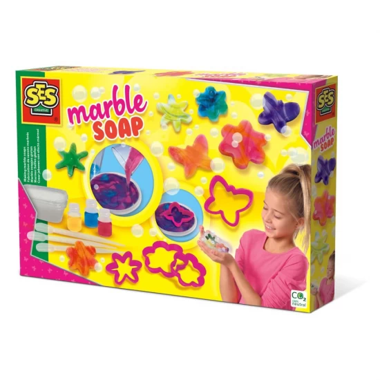 Set creativ - Sapunuri cu efect de marmura Set creativ - Sapunuri cu efect de marmura