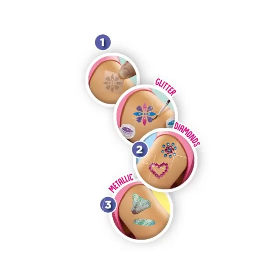 Set creativ - Tatuaje pentru copii de lux 3 in 1 Set creativ - Tatuaje pentru copii de lux 3 in 1