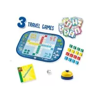 Set de 3 jocuri copii - Ludo, Quartet si Blocuri de viteza