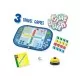 Set de 3 jocuri copii - Ludo, Quartet si Blocuri de viteza