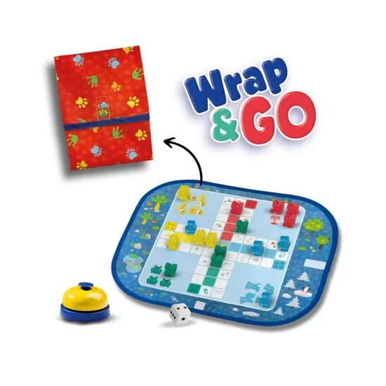 Set de 3 jocuri copii - Ludo, Quartet si Blocuri de viteza