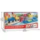 Set de joaca circuit din lemn - Port cu trenuri, vapoare si camioane Set de joaca circuit din lemn - Port cu trenuri, vapoare si camioane