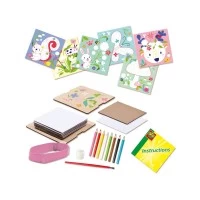 Set de lucru manual cu presa de flori pentru copii