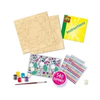 Set de pictura pentru copii cu diamante adezive si unicorn