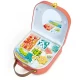 Set creativ margele colorate din lemn in gentuta Hape 130 piese