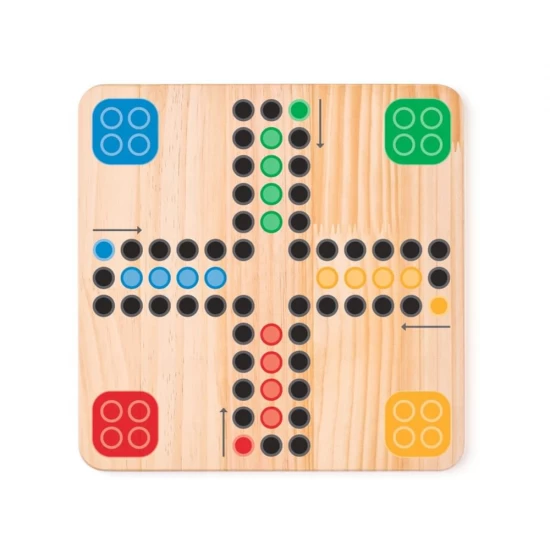 Set jocuri clasice din lemn Woodyland - Sah, Dame, Table, Domino, Nu te supara, Dame chinezesti, Moara Set jocuri clasice din lemn Woodyland - Sah, Dame, Table, Domino, Nu te supara, Dame chinezesti, Moara