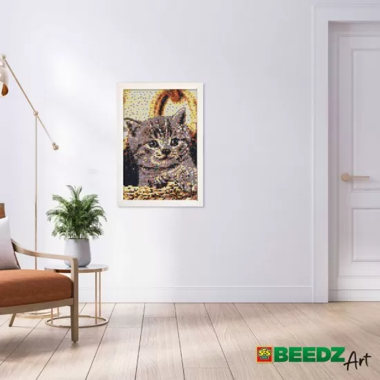 Set margele de calcat Beedz Art - Pisica Set margele de calcat Beedz Art - Pisica