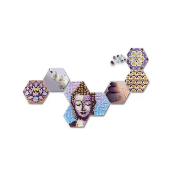 Set margele de calcat Beedz Art - Zen cu placi hexagonale Set margele de calcat Beedz Art - Zen cu placi hexagonale