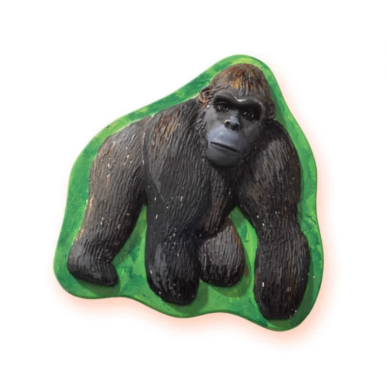Set pentru copii cu mulaj si pictura cu animale din jungla Set pentru copii cu mulaj si pictura cu animale din jungla