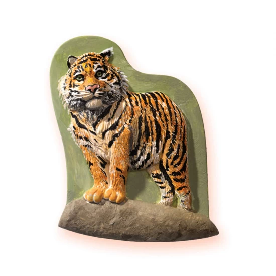 Set pentru copii cu mulaj si pictura cu animale din jungla Set pentru copii cu mulaj si pictura cu animale din jungla