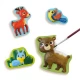 Set pentru copii cu mulaj si pictura cu animale din padure Set pentru copii cu mulaj si pictura cu animale din padure