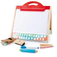 Sevalet portabil pentru masa, cu cutie depozitare, Hape, 6 piese