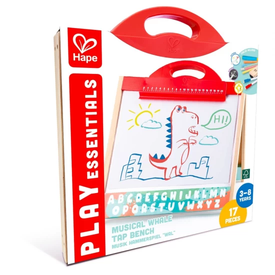 Sevalet portabil pentru masa, cu cutie depozitare, Hape, 6 piese Sevalet portabil pentru masa, cu cutie depozitare, Hape, 6 piese