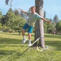 Banda de echilibru Slackline clasic 15 m Hape