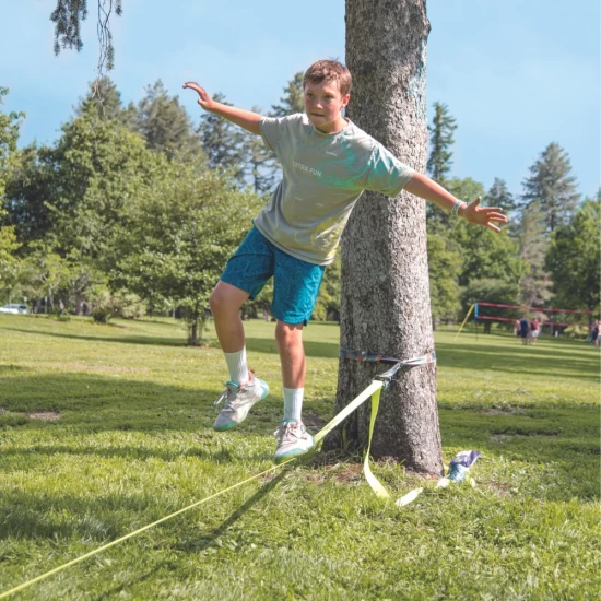 Banda de echilibru Slackline clasic 15 m Hape Banda de echilibru Slackline clasic 15 m Hape
