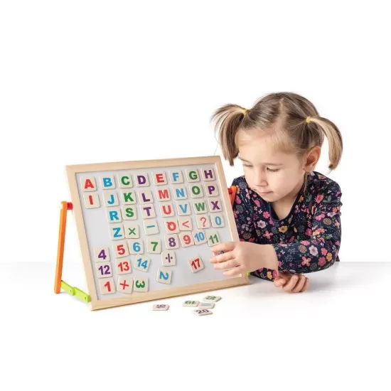 Tabla magnetica de pus pe masa cu litere Tabla magnetica de pus pe masa cu litere