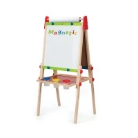 Tabla magnetica dubla cu set creatie pentru copii Hape