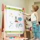 Tabla magnetica dubla cu set creatie pentru copii Hape Tabla magnetica dubla cu set creatie pentru copii Hape