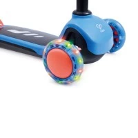Trotineta Glide Kick Scooter cu roti luminoase Hape Albastru