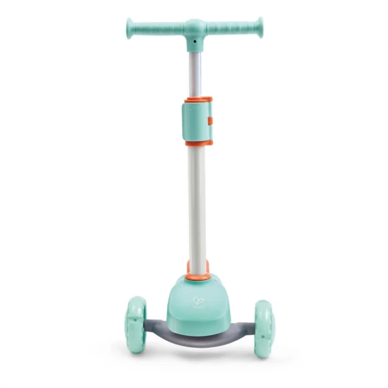 Trotineta Glide Kick Scooter cu roti luminoase Hape Turcoaz