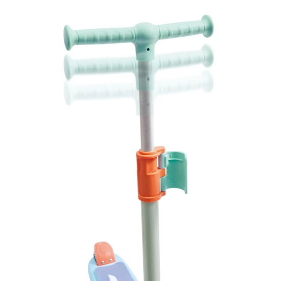 Trotineta Glide Kick Scooter cu roti luminoase Hape Turcoaz
