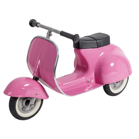 Trotineta ride on pentru copii Vespa Ambosstoy Hape roz