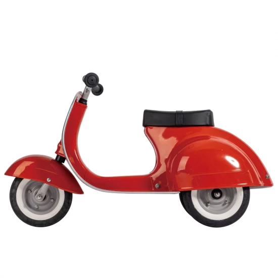Trotineta ride on pentru copii Vespa Ambosstoy Hape rosie