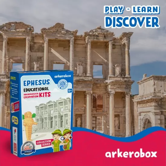 Set arheologic educational si puzzle 3D Arkerobox Efes - Biblioteca Celsus Set arheologic educational si puzzle 3D Arkerobox Efes - Biblioteca Celsus