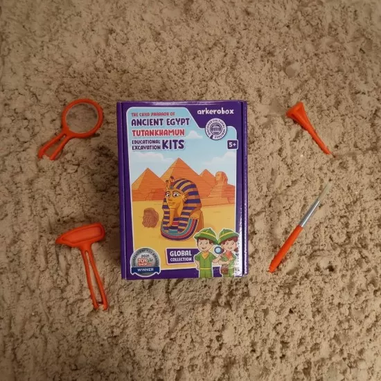 Set arheologic educational si puzzle 3D Arkerobox Egiptul Antic - Tutankhamon Set arheologic educational si puzzle 3D Arkerobox Egiptul Antic - Tutankhamon