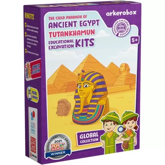 Set arheologic educational si puzzle 3D Arkerobox Egiptul Antic - Tutankhamon Set arheologic educational si puzzle 3D Arkerobox Egiptul Antic - Tutankhamon