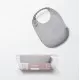 Baveta bebelusi Miniware Roll & Lock, 100% din silicon alimentar Grey Baveta bebelusi Miniware Roll & Lock, 100% din silicon alimentar Grey