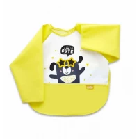 Baveta cu maneci si buzunar BabyJem Polly Bib Culoare Bleu