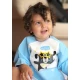 Baveta cu maneci si buzunar BabyJem Polly Bib Culoare Bleu Baveta cu maneci si buzunar BabyJem Polly Bib Culoare Bleu