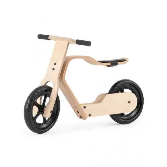 Bicicleta fara pedale MamaToyz RideMe din lemn natural Bicicleta fara pedale MamaToyz RideMe din lemn natural