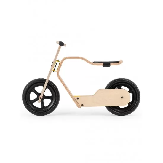 Bicicleta fara pedale MamaToyz RideMe din lemn natural Bicicleta fara pedale MamaToyz RideMe din lemn natural
