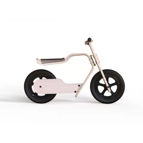 Bicicleta fara pedale MamaToyz RideMe din lemn natural Bicicleta fara pedale MamaToyz RideMe din lemn natural
