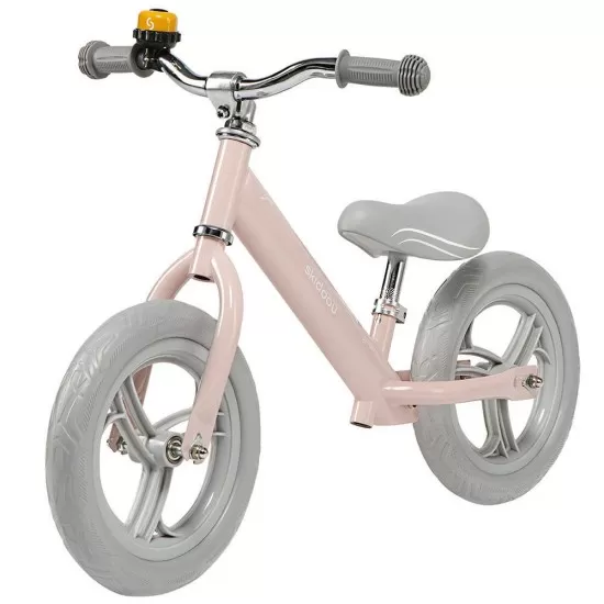 Bicicleta fara pedale Nils Skiddou Keep Pink Roz Bicicleta fara pedale Nils Skiddou Keep Pink Roz