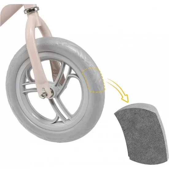 Bicicleta fara pedale Nils Skiddou Keep Pink Roz Bicicleta fara pedale Nils Skiddou Keep Pink Roz
