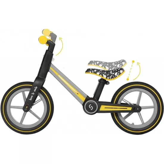 Bicicleta pliabila fara pedale Skiddou Ronny Galben