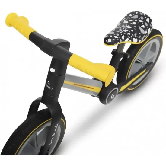 Bicicleta pliabila fara pedale Skiddou Ronny Galben