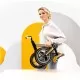 Bicicleta pliabila fara pedale Skiddou Ronny Galben