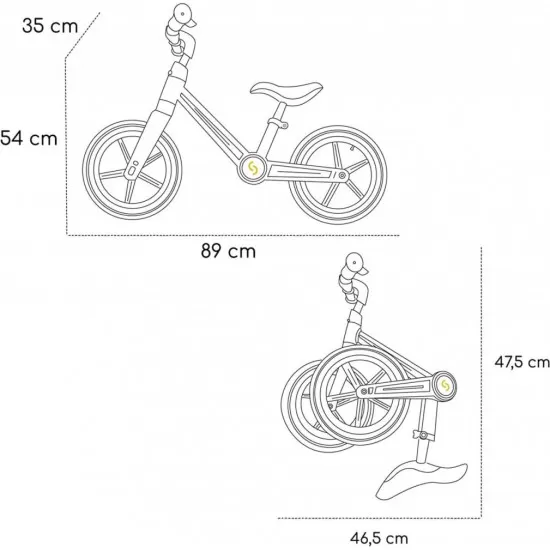 Bicicleta pliabila fara pedale Skiddou Ronny Keep Pink Roz Bicicleta pliabila fara pedale Skiddou Ronny Keep Pink Roz