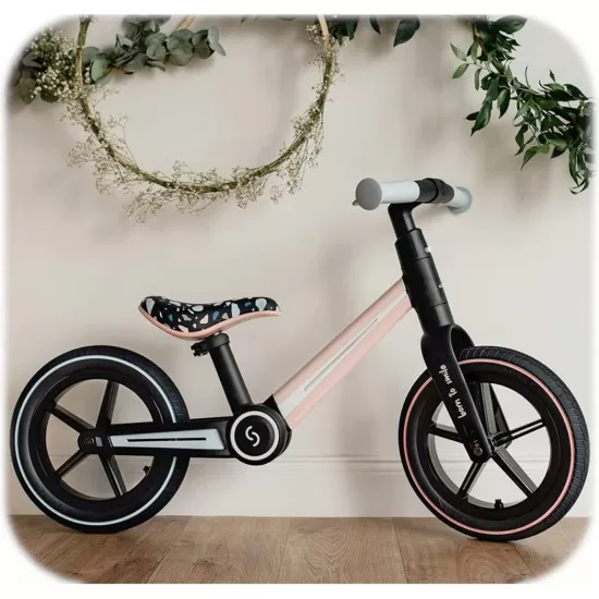 Bicicleta pliabila fara pedale Skiddou Ronny Keep Pink Roz Bicicleta pliabila fara pedale Skiddou Ronny Keep Pink Roz
