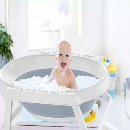 Cadita pliabila BabyJem Bleu Cadita pliabila BabyJem Bleu
