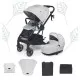 Carucior 2 in 1 Skiddou Moss Normandic Dream Gri Carucior 2 in 1 Skiddou Moss Normandic Dream Gri