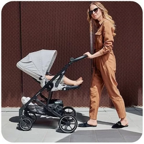 Carucior 2 in 1 Skiddou Moss Normandic Dream Gri Carucior 2 in 1 Skiddou Moss Normandic Dream Gri
