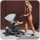 Carucior 2 in 1 Skiddou Moss Normandic Dream Gri Carucior 2 in 1 Skiddou Moss Normandic Dream Gri