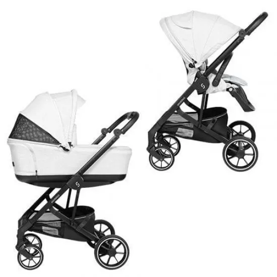 Carucior 2 in 1 Skiddou Moss Normandic Dream Gri Carucior 2 in 1 Skiddou Moss Normandic Dream Gri