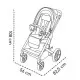 Carucior 2 in 1 Skiddou Moss Onyx Negru Carucior 2 in 1 Skiddou Moss Onyx Negru