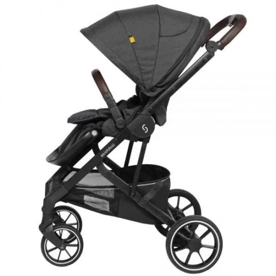 Carucior 2 in 1 Skiddou Moss Onyx Negru Carucior 2 in 1 Skiddou Moss Onyx Negru